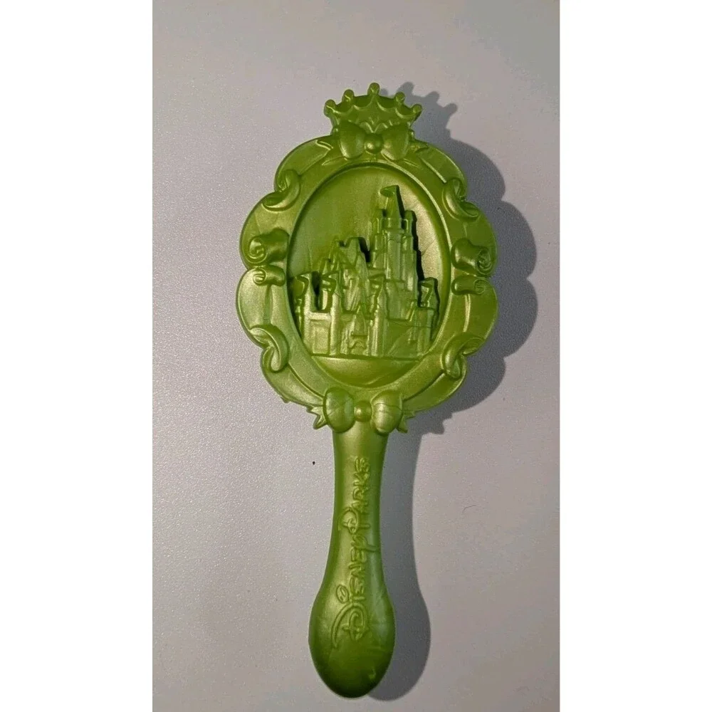 Disney Parks Princess Hair Brush  Doll Lot of 2 – Green & Gold
